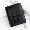 thumbnail image 2 of TAZAG women's wallet short retro buckle large capacity multi-card slot stone pattern coin purse ID bag, 2 of 4