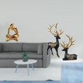 thumbnail image 2 of Estatua Abstracta De Reno Pensador, Decoración Para Mesa, Sala De Estar, Estantería De Oficina, Figura De Resina De Alce, Colección De Animales Para Gabinete, Boda, Inauguración De La Casa., 2 of 8