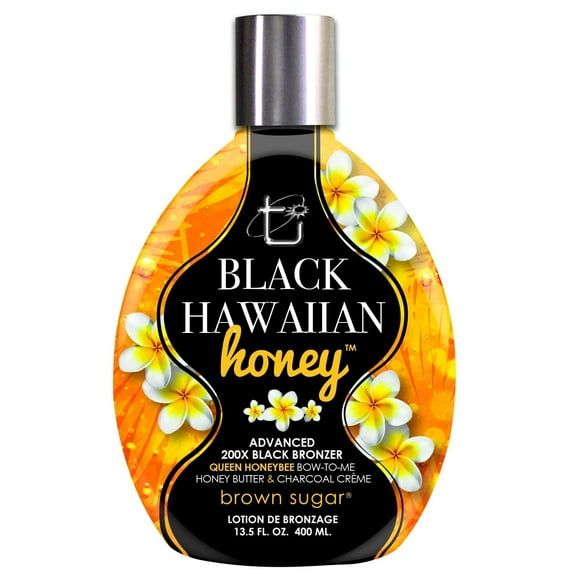 Loción con azúcar moreno y miel hawaiana negra, 400 ml, avanzada, 200 veces