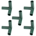 thumbnail image 1 of Hbdhejl Plastic Connectors For Greenhouse 3 Way 4 Way And 5 Way Joints With Sturdy Support Poles Gardening Accessory Kit 5Pc Set, 1 of 3