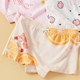 thumbnail image 5 of Rotm 4 Pack Cotton Underwear Soft Cotton Girls' Panties Cute Toddler Underwear Orange,XL, 5 of 5