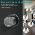 thumbnail image 6 of FITNATE Touch Screen Lock,Metal Digital Door Knob Lock with Spare Keys for Keyless Entry, Electronic Door Lock , Easy to Operate and Install,15 User Passcode for Bedroom, Home and Office Black, 6 of 9