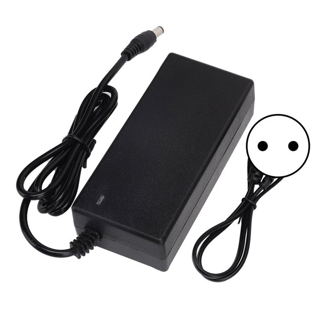 Battery Charger Adapter, Battery Charging Adapter 42V 2A Power Adapter 5.5mm Battery Charger Adapter For 36V Lithium Ion Battery EU Plug