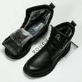 thumbnail image 2 of ywluxe Men's 10KV Insulated Work Boots - High Top Steel Toe Safety Shoes, Anti-Impact Anti-Puncture, Super Fiber Leather Electrician Boots, 2 of 10