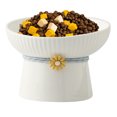 thumbnail image 2 of Ceramic Raised Cat Bowls for Cat Dog Elevated Cat Dishes Drinking Bowl Non Spillage Portable Container Water Dispenser Feeding Station Pet Feeder, 2 of 8