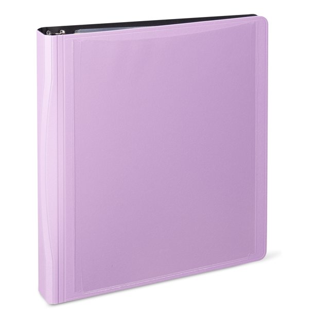 Pen + Gear 3Ring Binder Bundle, 1.5” Violet Bloom, DRing Walmart