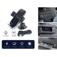 thumbnail image 2 of Wireless Fast Charging Ford Bronco dashboard phone mount holder - for center console grab handles (2021-2024), 2 of 7