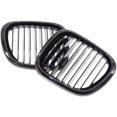 thumbnail image 3 of Front Grille, 2Pcs Gloss Black Front Bumper Hood Kidney Grille Racing Grille Replacement for Z3 19962002, 3 of 7