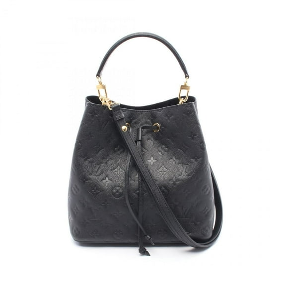Pre-Owned Louis Vuitton NeoNoe Handbag, Leather Monogram Empreinte, Women's, Black,... (Good)