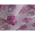 thumbnail image 3 of Ambesonne Rose Pattern Quilted Coverlet 3 Pcs, Floral Romantic Art, King Size, Dark Magenta Pale Lilac, 3 of 4
