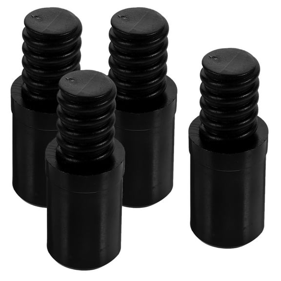 4 Pcs Mop Adapter Tip for Extension Pole Threaded Handle Tips Push Broom Handle Threaded Tip Replacement