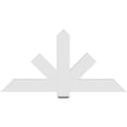 thumbnail image 4 of 60"W x 30"H x 2"D x 6"F, 12/12 Pitch, Kennewick Architectural Grade PVC Gable Bracket, 4 of 8