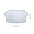 thumbnail image 2 of OULII Front Windshield Protector Silver Synthetic Materials Thicker 1Pcs, 2 of 6