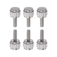 thumbnail image 1 of Unique Bargains 10pcs Tête Plate Ronde Moleté Pouce M2.5x7.5mm Main Serrage Vis Filetées Boulons de Bouton pour Vernier Étriers, 1 of 5