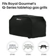 thumbnail image 3 of Royal Gourmet CR2005 24-Inch Outdoor Table Top Grill Cover,Waterproof Oxford Fabric Portable BBQ Grill Cover for GT1001,GT2001 & GT2005, Black, 3 of 9