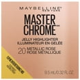 thumbnail image 4 of Maybelline Master Chrome Jelly Highlighter Face Makeup, Metallic Rose, 0.32 fl oz, 4 of 10