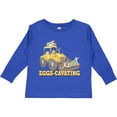 thumbnail image 3 of Inktastic Excavating Easter Bunnies Boys or Girls Long Sleeve Toddler T-Shirt, 3 of 5