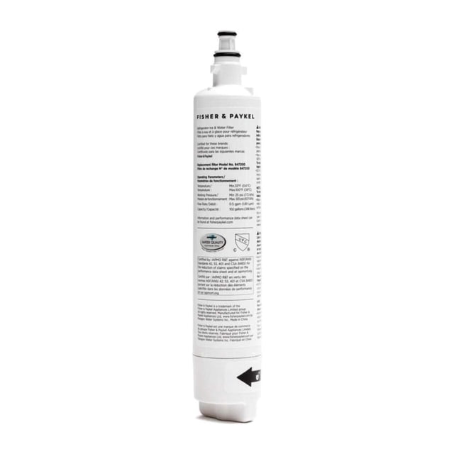 Filtro de agua para frigorífico Fisher & Paykel 847200, paquete de 1
