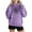 Purple, variant on cocolona Christmas Hoodies for Women Long Sleeve Drawstring Sweatshirts Xmas Snowflakes Graphic Hoodie Fall Pullover Tops with Pockets