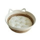 thumbnail image 5 of Cesta tejida para cama de gato, transpirable, redonda, duradera, protector de muebles para mascotas, tamaño pequeño Grande, 5 of 9