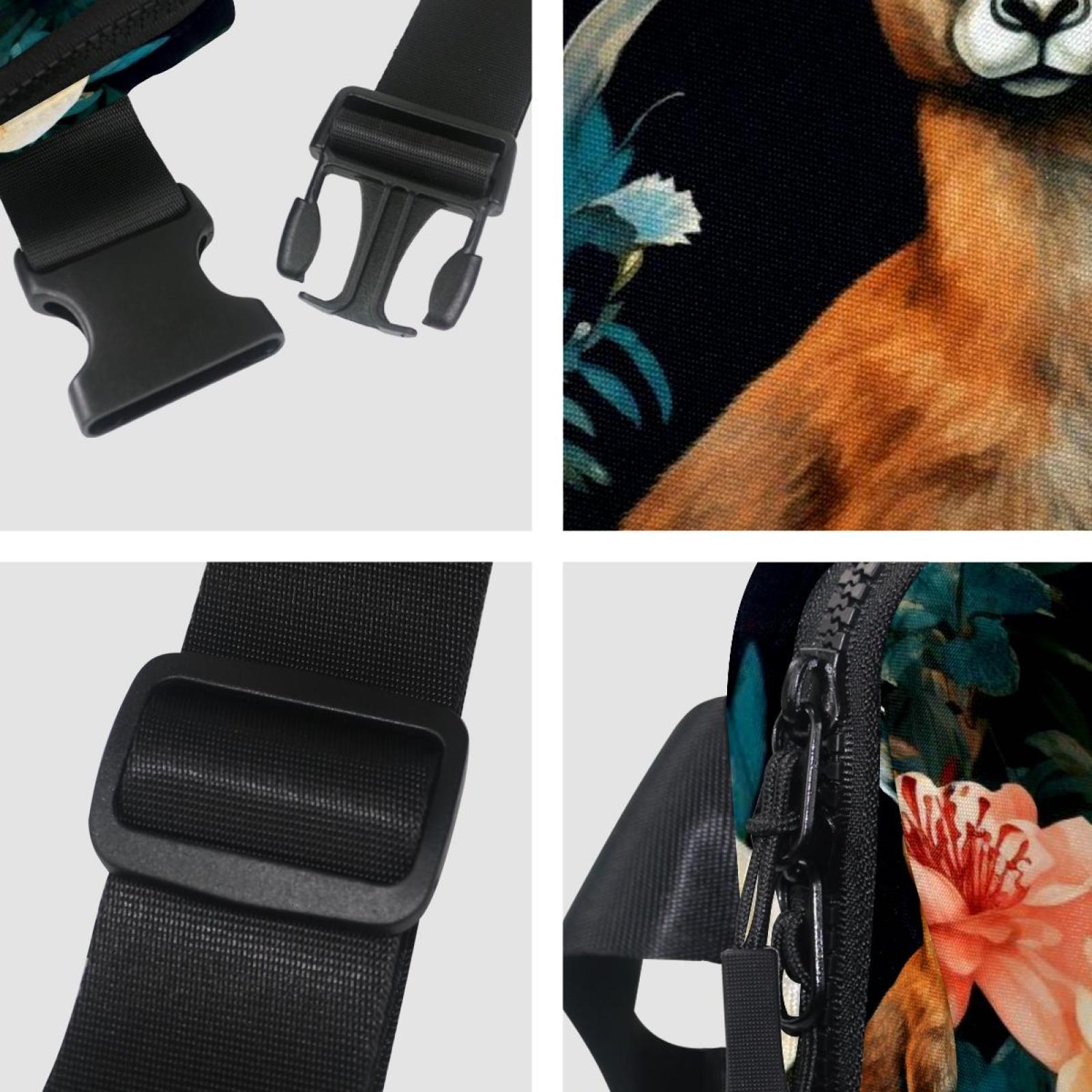 Kangaroo Adjustable Lightweight Waist Packs Fanny Packs Money Belt with Extension Strap Unisex