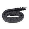 thumbnail image 1 of Befenybay R28 Internal Size 15X20mm 1Meter Length Black Plastic Flexible Drag chain cable Wire carrier Nested Semi Enclosed Type for 3D Printer and cNc Machines(15mmX20mm-Inside Open), 1 of 4