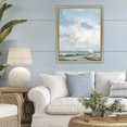 thumbnail image 3 of Stupell Industries Coastal Sailboat On Summer Marsh Gold Floating Frame Canvas Art, 25 x 31, by Sally Swatland, 3 of 8