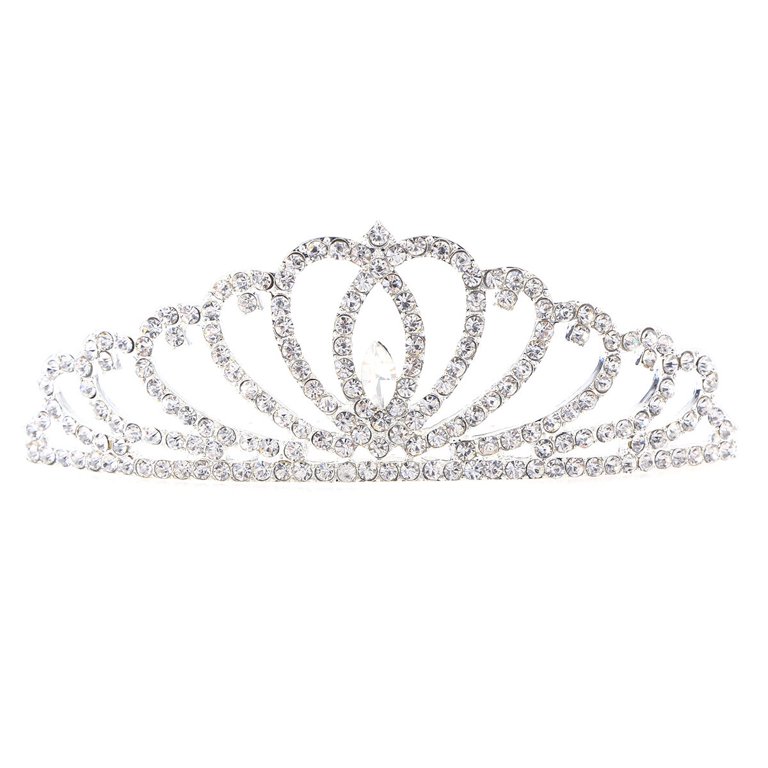 Sparkling Rhinestone Bridal Crowns: Elegant Wedding Hair