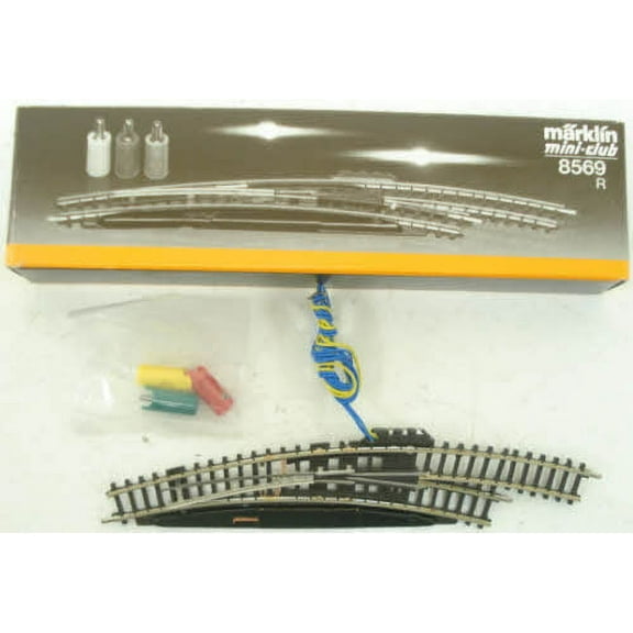 Marklin 8569 Z 7-11/16" 30° Electric Right Curved Turnout