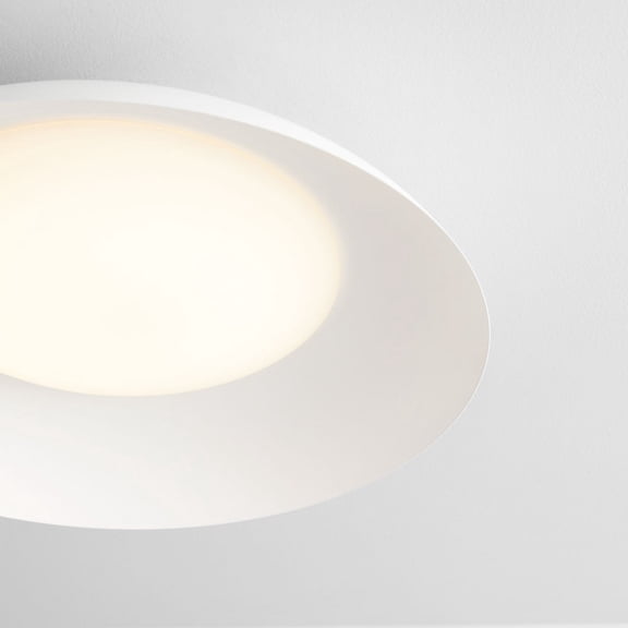 3-679-6-Oxygen Lighting-Bongo - 24W 1 LED Flush Mount-4 Inches Tall and 19.75 Inches Wide-White Finish