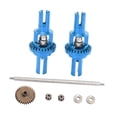 thumbnail image 4 of Reemplazo de diferencial de coche RC 1:28 Reemplazo de accesorio de coche RC de metal Actualización azul, 4 of 7