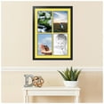 thumbnail image 2 of ArtToFrames Collage Photo Picture Frame with 4 - 8x12 Openings, Framed in Black with Canary and Black Mats (CDM-3926-1), 2 of 8