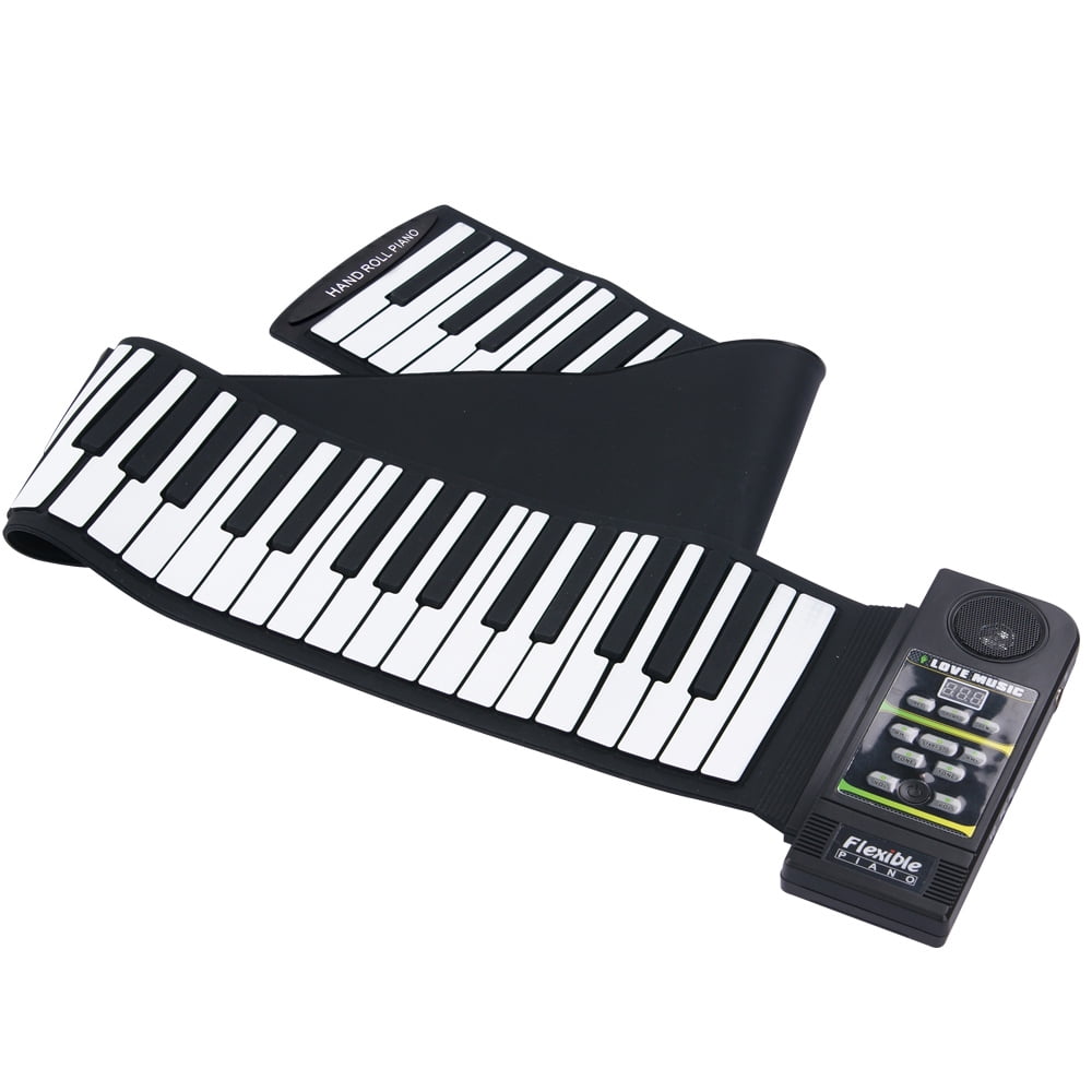 88 Key Electronic Keyboard Silicon Flexible Piano with Loud Speaker