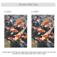 thumbnail image 3 of Fish Crowds Lotus Leaves Garden Flag Double Sided Outdoor Banners for Courtyard Outdoor Lawn Farmhouse Holiday Decorations, 3 of 5