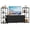 black, variant on TV Stand for 75 Inch TV with 9 Fabric Drawers and 2 Modular Shelves, Heavy Duty Entertainment Center with Steel Frame.