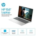 thumbnail image 4 of HP Newest Laptop 15.6" HD, 16GB RAM, 1TB PCIe SSD, Intel Core i3-1215U Processor, Webcam, Type-C, HDMI, Wi-Fi, Windows 11 Home, with Accessories, Silver, 4 of 9