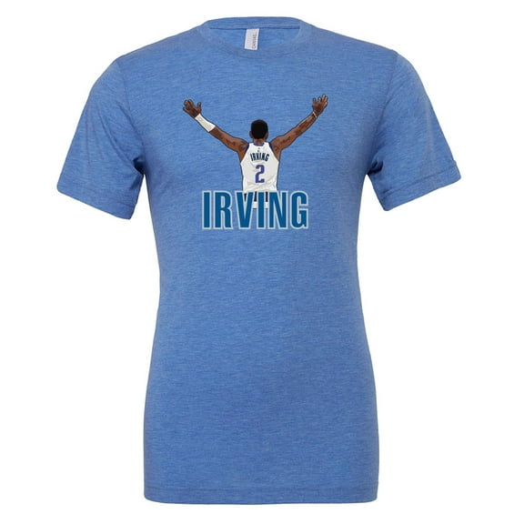 TRIBLEND Mavericks Mavs Kyrie Irving Pic Shirt T-Shirt
