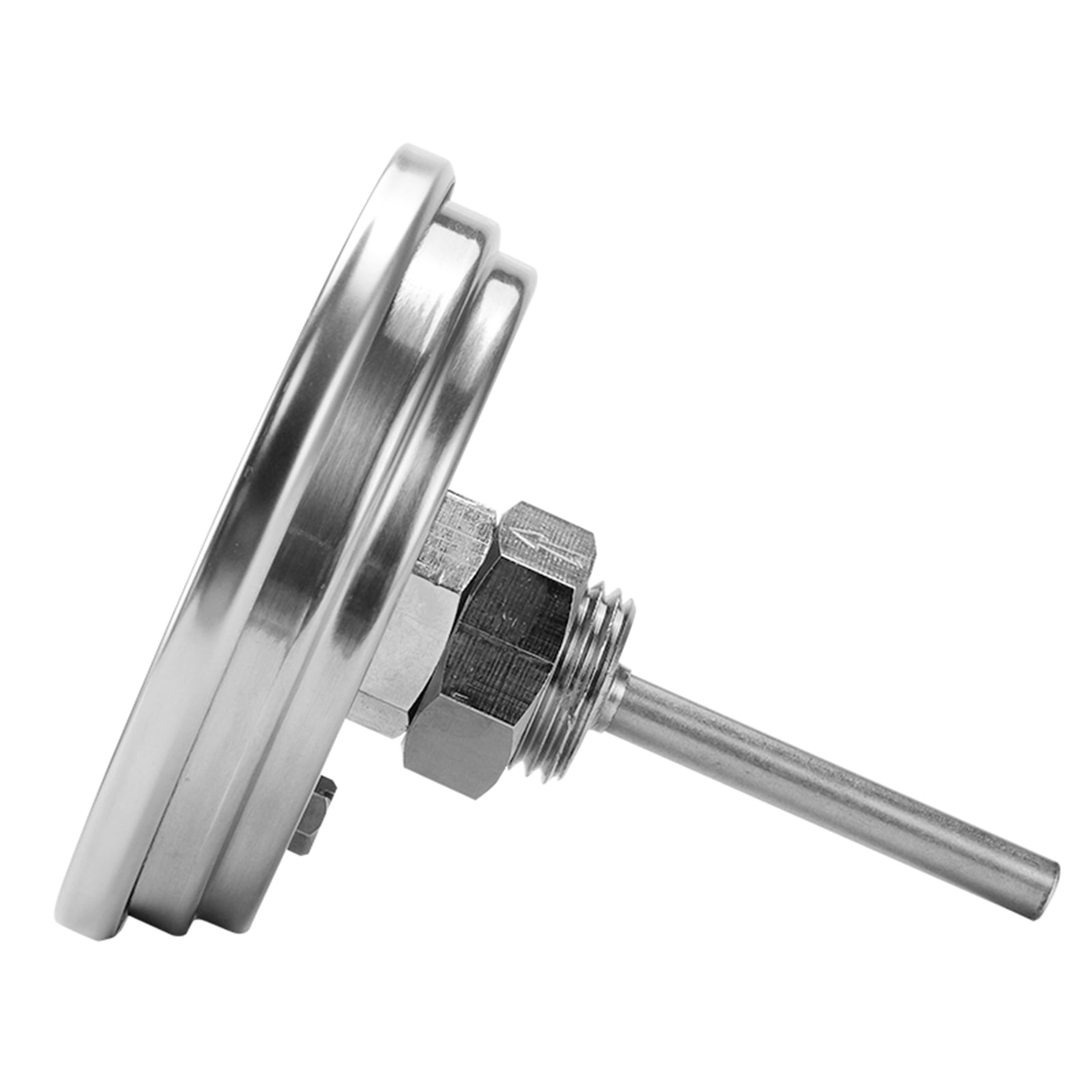 83mm Diameter Round Dials Oven Thermometers 0-300℃/50-550℉ 1/2NPT Thread Stainless Steel Temperature Meter Gauge