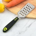 thumbnail image 4 of Cheers US 3pcs/set Lemon Zester & Heavy Duty Cheese Grater & Vegetable Grater — Parmesan Cheese Lemon, Garlic, Nutmeg, Chocolate, Fruits, Vegetables, Ginger Grater - Cheese Shredder, 4 of 7