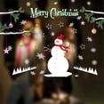 thumbnail image 3 of Christmas Decorations, Snowman Christmas Tree Window Clings, Winter, 3 of 5