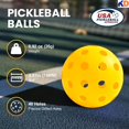thumbnail image 3 of Outdoor Pickleball, 40 Holes For Maximum Flight & Durability Skill Levels | Ideal For Recreational Or Competitive Play, (Pack Of 4), 3 of 5