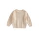 thumbnail image 1 of Txlixc Suéteres de cuello redondo para bebés pequeños, suéteres de punto sueltos de color sólido de manga larga Txlixc  Moda, 1 of 9