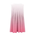 thumbnail image 4 of Hvot&aat Womens Summer V Neck Tank Dress Casual Tiered Ruffle Sleeveless Mini Dress Gradient Babydoll Dress, 4 of 4