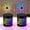 2Pcs, variant on 2027 New Solar Mandala Lights Outdoor Wall, Seven-Color Changing Solar Mandala Projection Wall Light, Decorative Waterproof Metal Fence Projector Lamp for Garden Backyard Balcony
