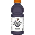 thumbnail image 2 of Gatorade Zero Sugar Thirst Quencher Grape, 20 fl oz Bottles, 8 Count Bottles, 2 of 7