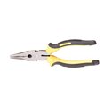 thumbnail image 2 of Alicates de punta plana de acero PVC antideslizantes con mango ergonómico, alicates combinados multifuncionales a prueba de óxido para reparación de 8 pulgadas, 2 of 12