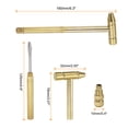 thumbnail image 2 of Unique Bargains 2Set 3 in 1 Mini Multifunction Copper Hammer with Slotted Screwdriver, 2 of 5