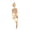 Beige, variant on Mini Skeleton Model, 7.8" Small Anatomy Skeleton Figure, Movable Arms and Legs, Human Body Model with Base, Human Bones for Teaching Tool, Decoration