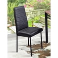 thumbnail image 4 of Comedor Troya MOBILKRAFT 4 Sillas Tubular Cubierta de PVC Modelo Troya PVC Estilo Clasico Negro, 4 of 4