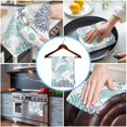 thumbnail image 3 of Turquoise Crab Coastal 1 Pack Kitchen Towel, Water Absorbent Dish Towel, Summer Coral Nautical Decorative Hand Towels - Quick Drying Cloth for Cooking Baking, 18x28 Inch, 3 of 8